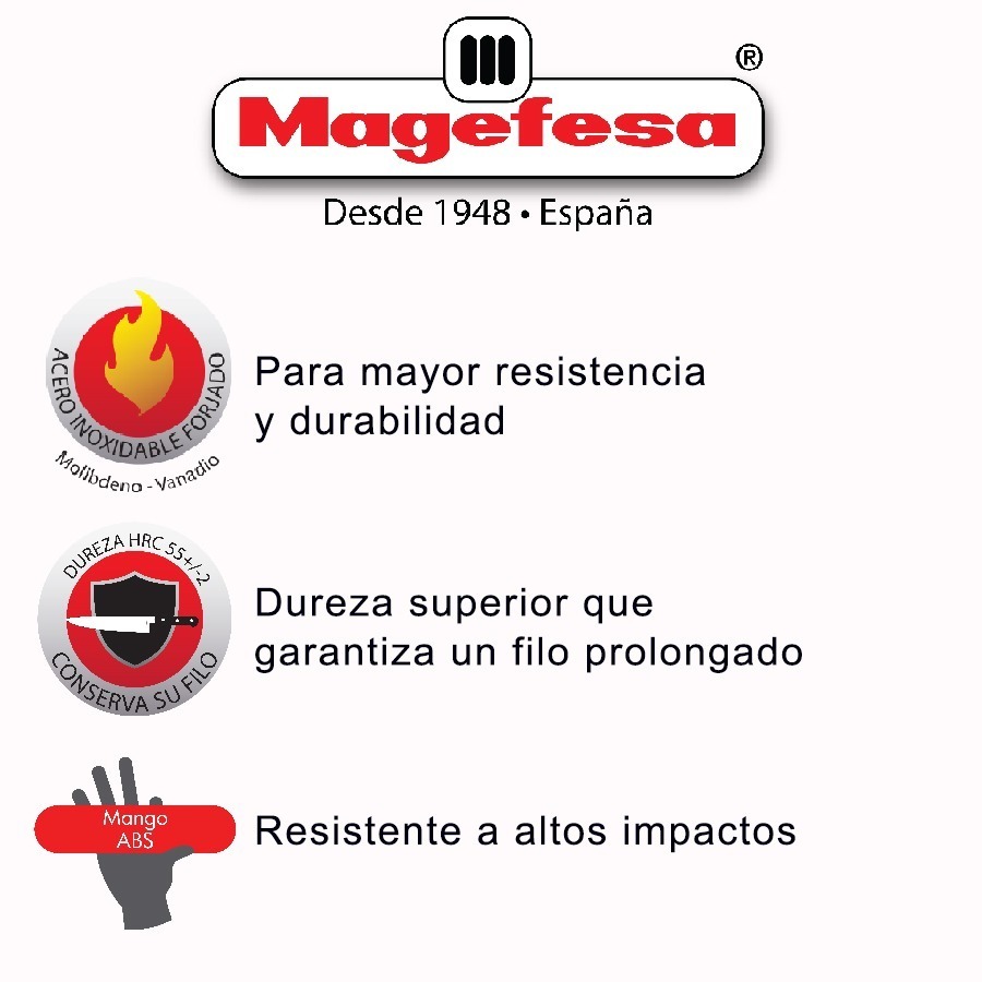 Set Cuchillo Parrilla Classic Magefesa
