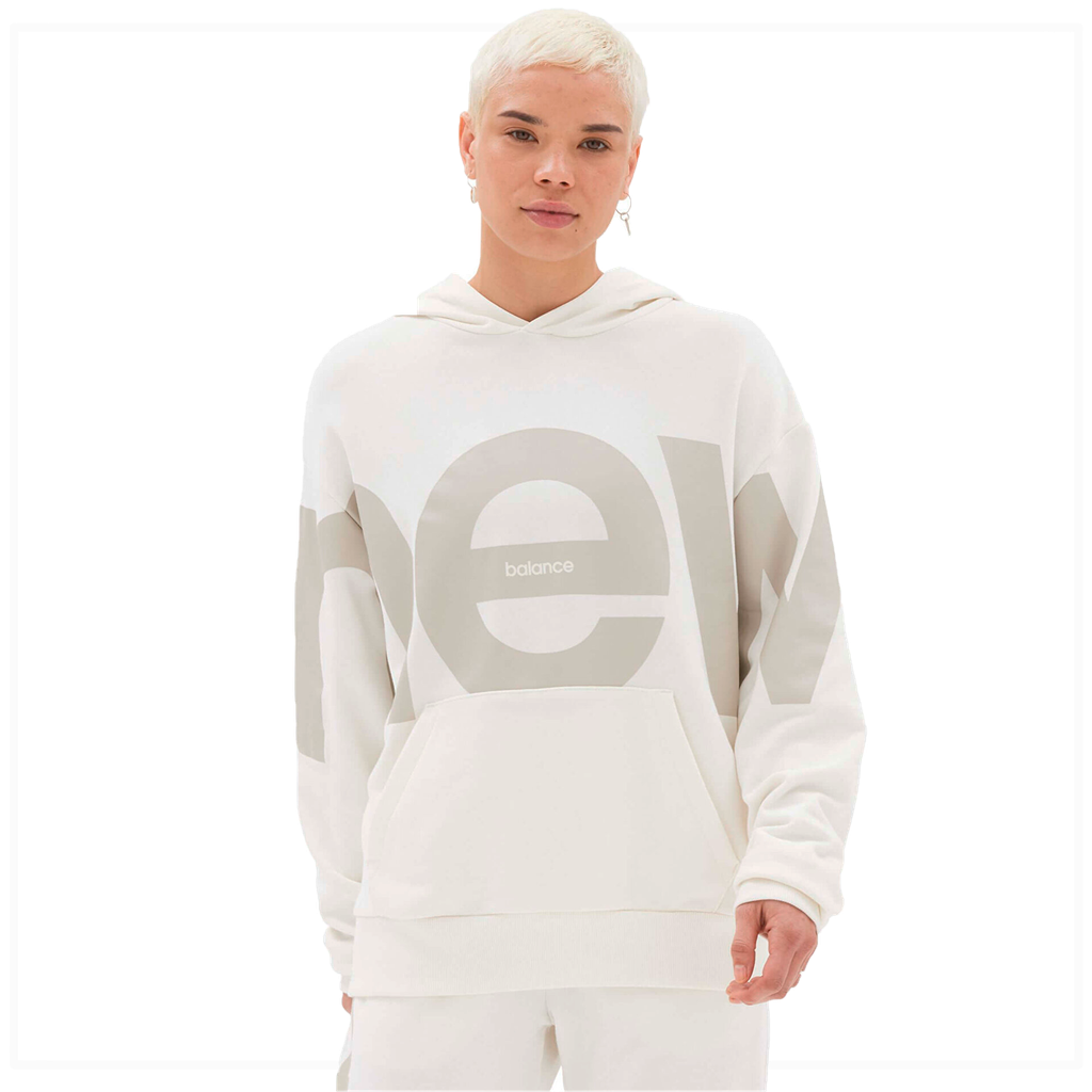 Sueter Unisex New Balance Athletics Out Bounds Blanco