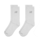 Media Alta New Balance Performance Cotton Cushioned Crew 2 Pack Blanco