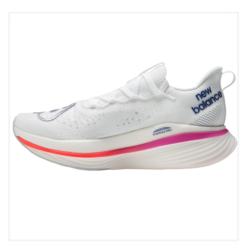 Zapato de Mujer New Balance FuelCell SuperComp Elite v3 Blanco/Rosado