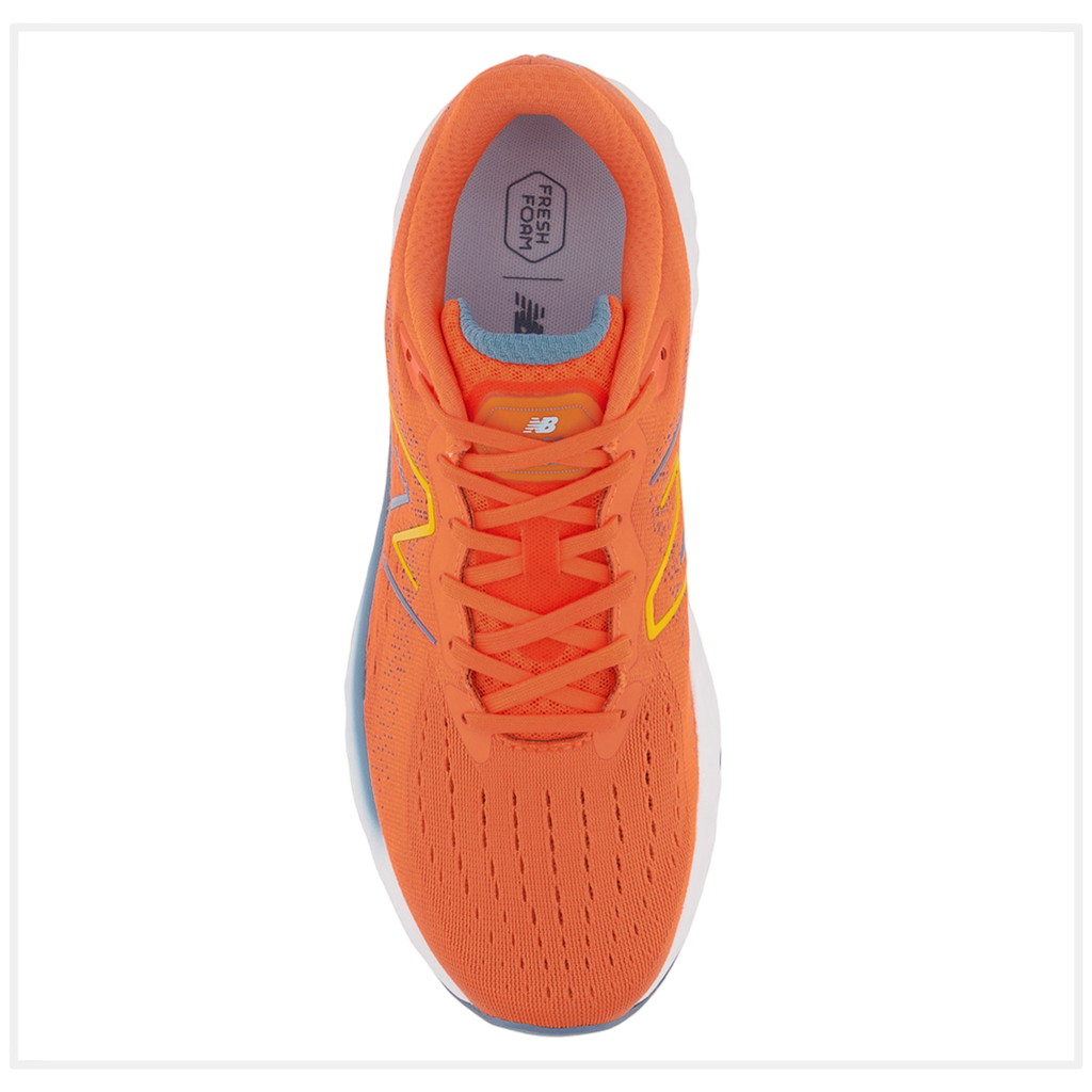 Zapato de Hombre Running New Balance MEVOZ V2 Anaranjado/Azul