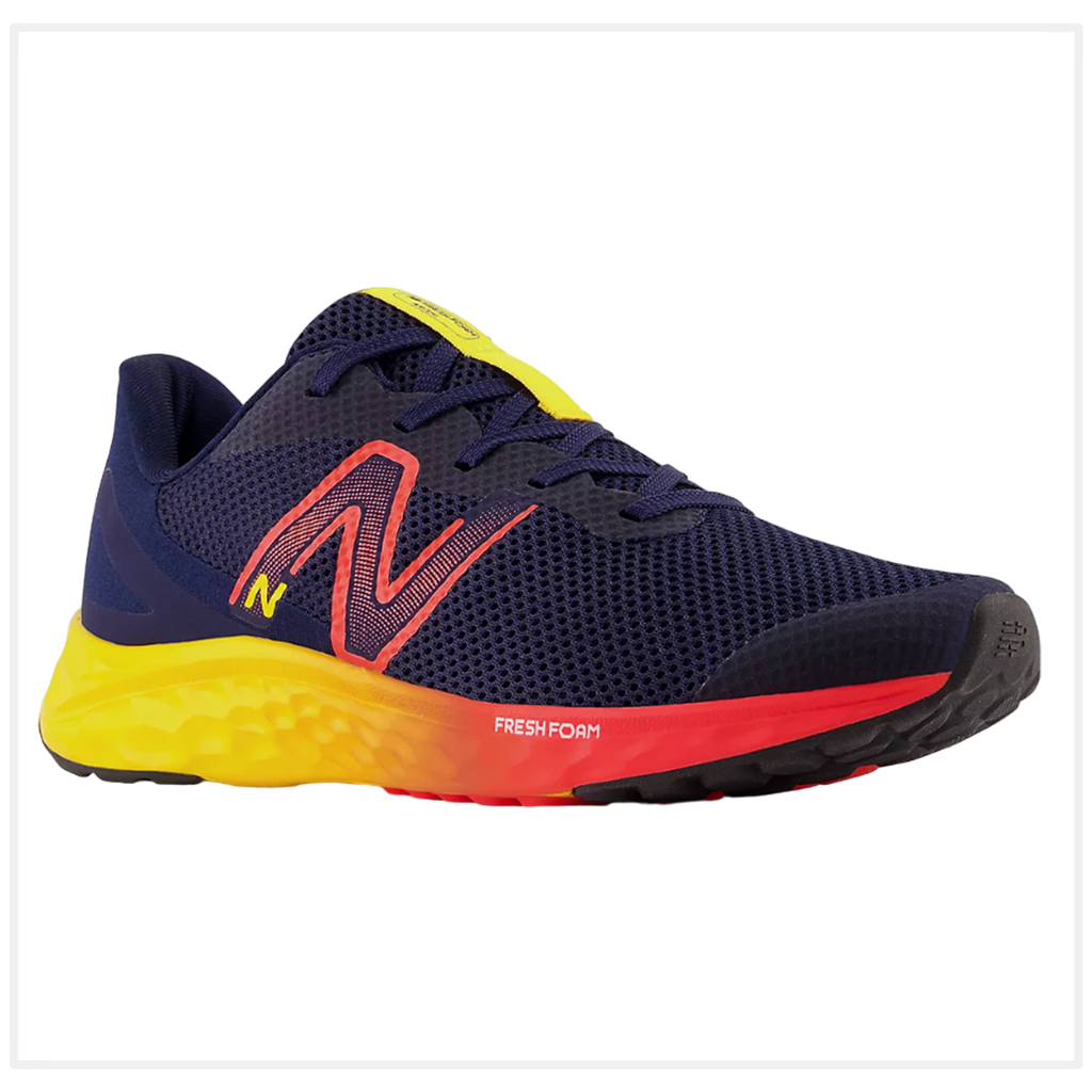 Zapato de Niño New Balance Fresh Foam Arishi v4 Azul Marino/Anaranjado