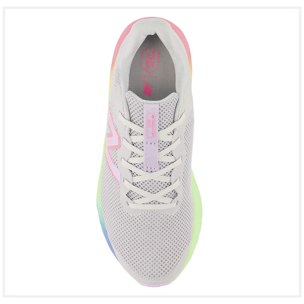 Zapato de Niña New Balance Fresh Foam Arishi v4 Blanco/Rosado