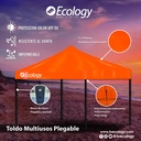 Tela Premium 3x3m para toldo Ecology Weekend con ventilación