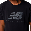 Franela de Hombre New Balance Athletics Graphic Logo Negra
