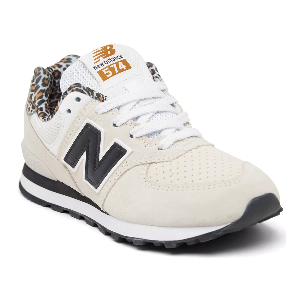 Zapato de Niña New Balance 574 Blanco/Negro