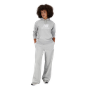 Pantalón Mono Ancho Mujer New Balance Essentials Stacked Logo French Terry