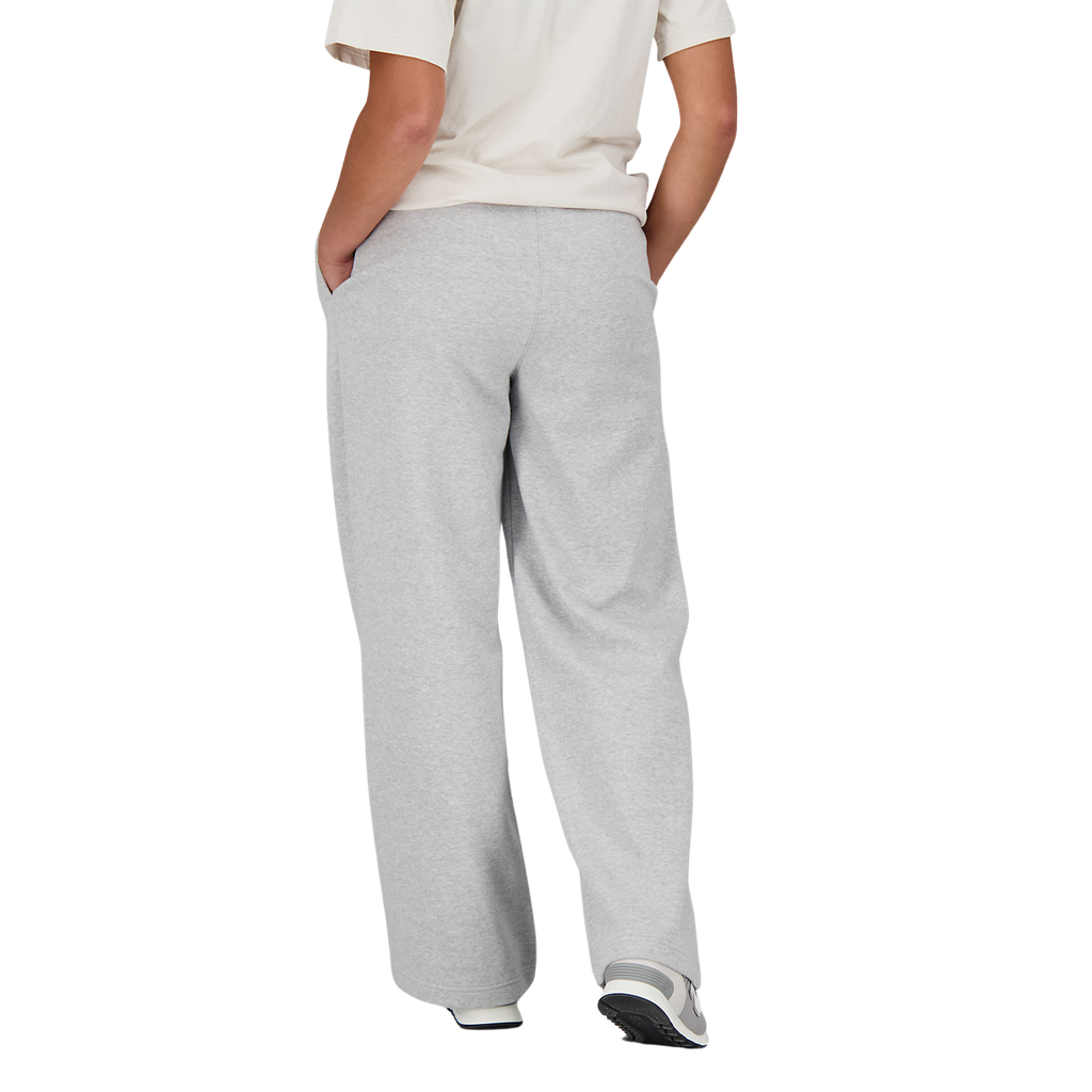Pantalón Mono Ancho Mujer New Balance Essentials Stacked Logo French Terry