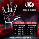 Guantes para Pesas K6 Energetic sin Muñequera Turquesa