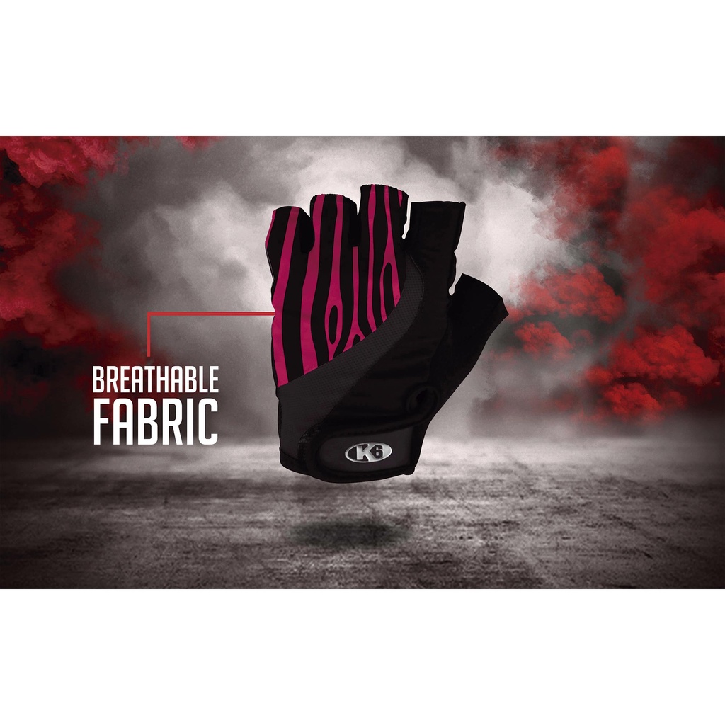 Guantes para Pesas K6 sin muñequera Lightning para Dama (S)