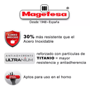 Juego de Ollas Batería Practix 7 Pzas Aluminio Anodizado Magefesa Thermospot