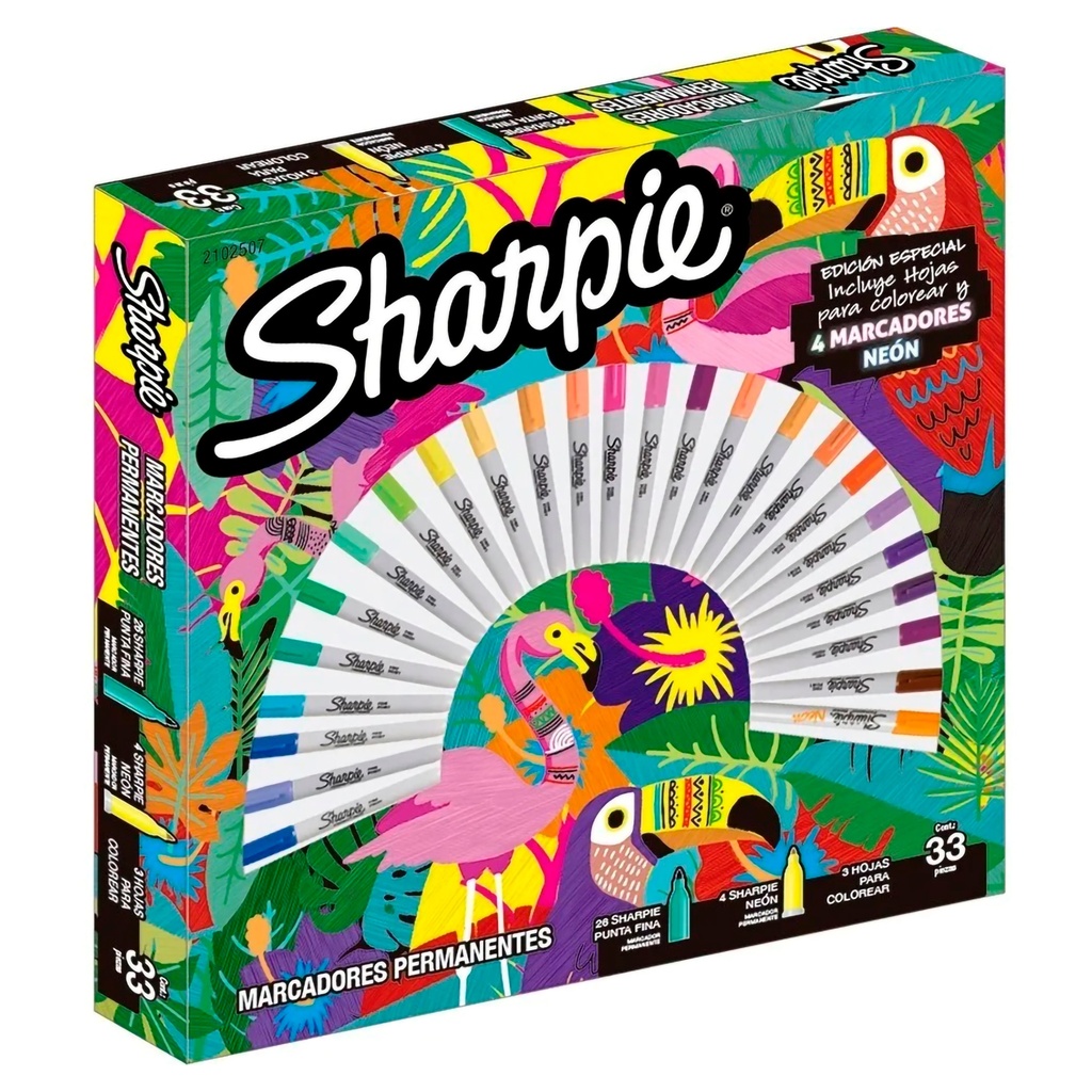 Ruleta Sharpie Tropical x30