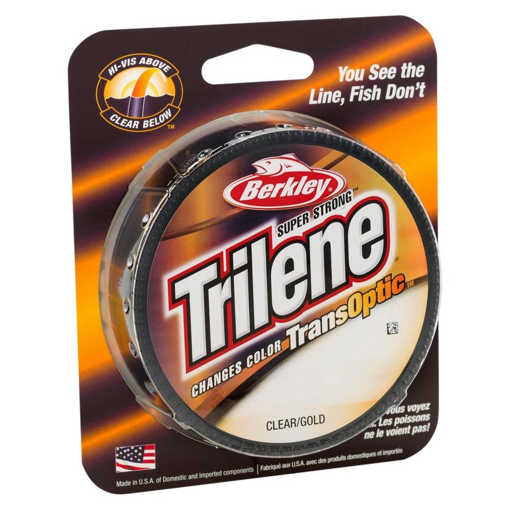 Berkley Nylon Trilene Transoptic 15Lb 220Yd Clear/Gold