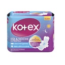 Toallas Sanitarias Kotex Ultrafina Dia&Noche 8 Und
