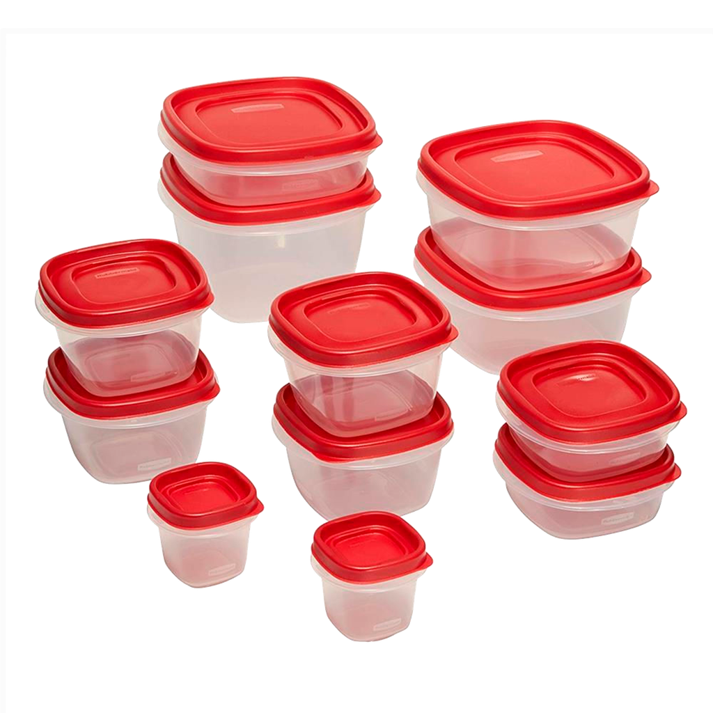 Set de 24 Recipientes con tapa diferentes tamaños Take Alongs Rubbermaid