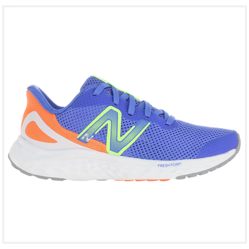 Zapato de Niño New Balance Fresh Foam Arishi V4 Azul/Anaranjado