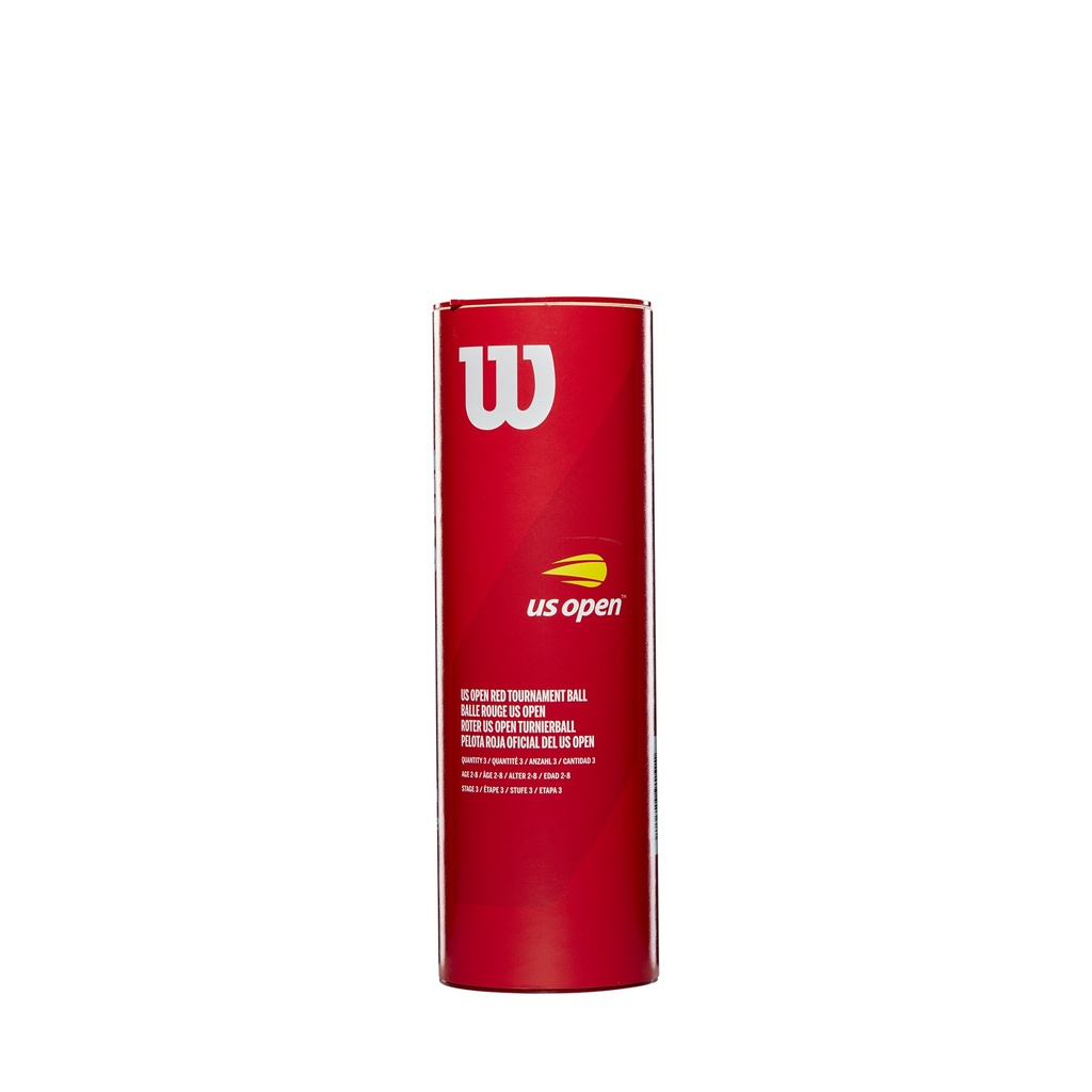 Pelotas de Tenis Wilson US Open Tournament Red 3 Unidades (T1376)