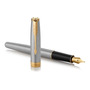 Estilógrafo Parker Sonnet Acero Inoxidable Acabado Oro