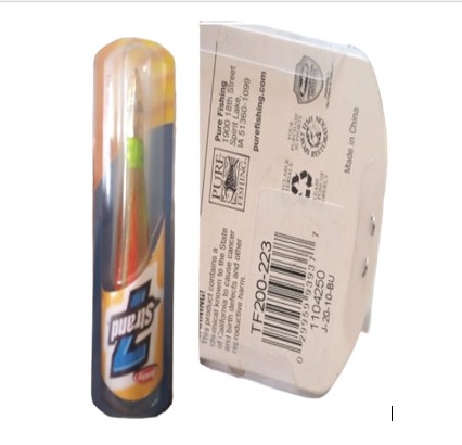 [1104250] 7Strand Tuna Feathers 6 1/2", 2 1/2 Oz Single Carded Tf200-223 Org Dolphin 