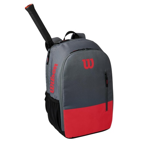 [WR8009904001] Bolso de Tenis Wilson Team Backpack Rojo/Gris