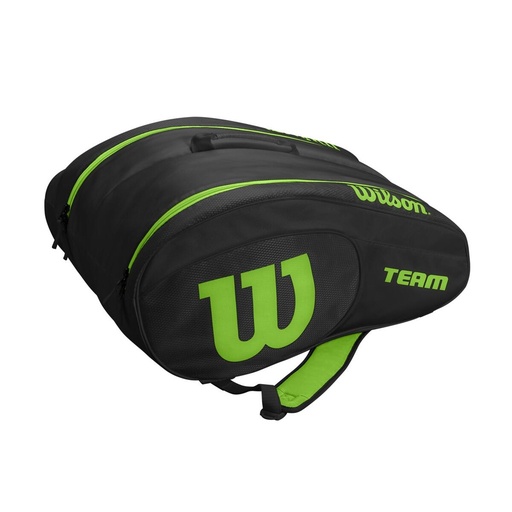 [WRZ608100] Bolso de Padel Wilson Padel Bag Negro/Verde