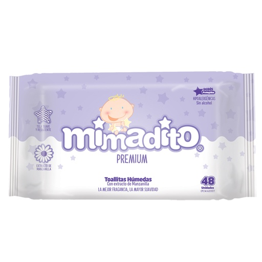 [21220000] Toallitas Húmedas de Bebé Mimadito 48unds