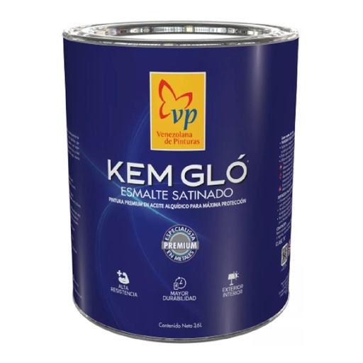 Pintura Esmalte Satinado VP Kem Glo Galón