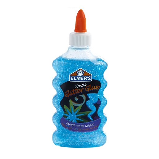 [N2048792] Pega Elmer's Glitter Blue18PK/100 6OZ