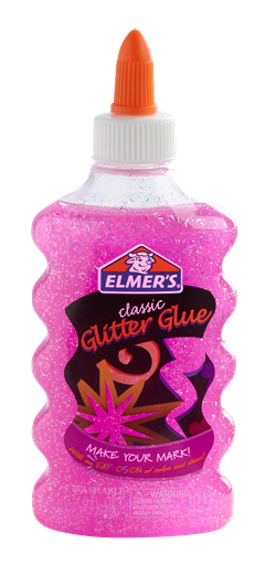 [N2048794] Pega Elmer's Glitter Pink 18PK/100 6oz