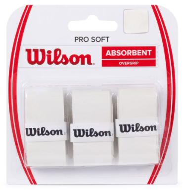 [WRZ4040WH] Set de 3 Overgrip Wilson Pro Soft Absorbent Blanco