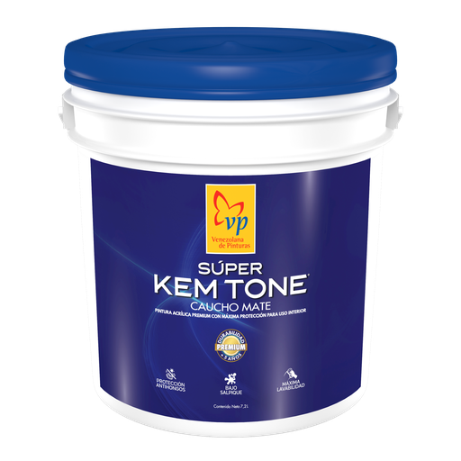 [10375868] Pintura Super Kem Tone Blanco Intenso Cuñete 4 Galones
