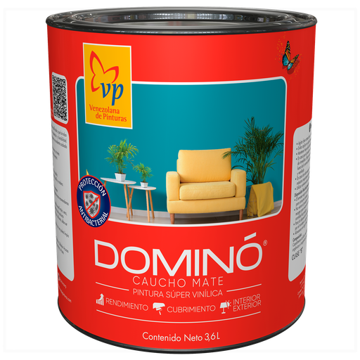 [10398585] Pintura Dominó Plástico VP 1 Galón Negro Infinito Tipo B