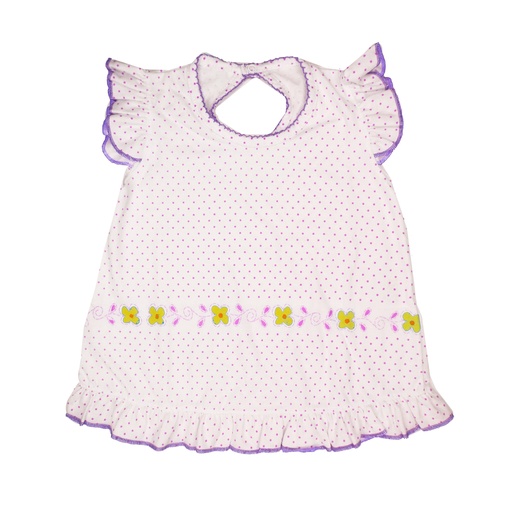 [10011] Vestido de Niña Creaciones Popchitos Morado