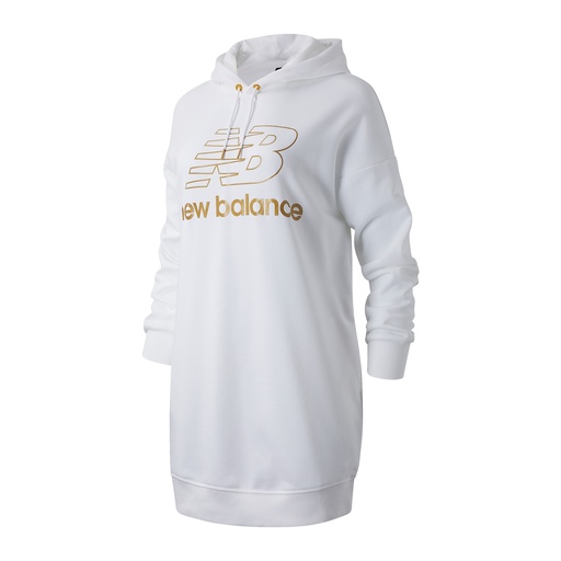 [WD03501-WT-Bult] Vestido De Mujer New Balance Athletics Village Blanco (Bulto x 8 Und)