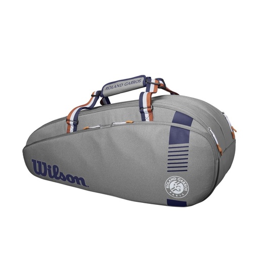 [WR8019101001] Bolso de Tenis Wilson Roland Garros Team 2022 6Pk