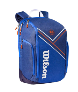 [WR8018301001] Bolso de Tenis Wilson Super Tour Roland Garros Backpack 2022 (Az Nav)