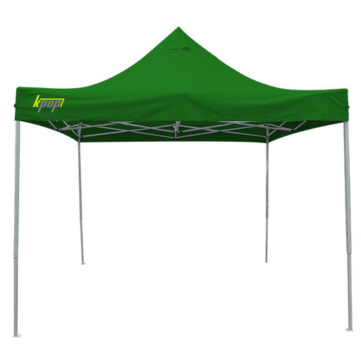 [COMK-POP07] Toldo Plegable 3x3 Mt K-Pop  Tela Premium Impermeable (VERDE)