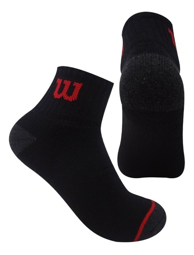 [C0884] Calcetin/Media larga deportiva de fibra sintetica Wilson Niño X3 (M)