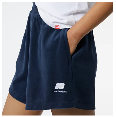 Short de Mujer New Balance Essentials Endless Dayz Azul Marino