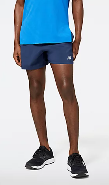 Short de hombre New Balance Accelerate 5 inch Azul Indigo