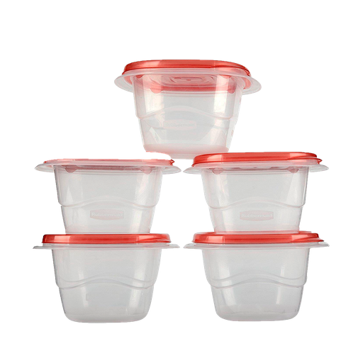 [2086739] Set de 5 Recipientes con tapa (2.1C) Rubbermaid