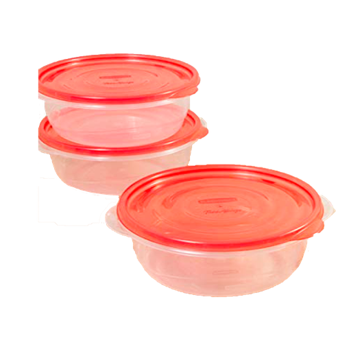 [2086733] Set de 3 Recipientes con tapa TakeAlongs Rubbermaid 1.18 L