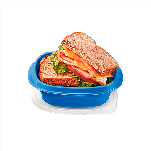 [2115745-VIEJO] Set de 3 Recipientes con tapa (2,35C) Azul TakeAlongs Rubbermaid
