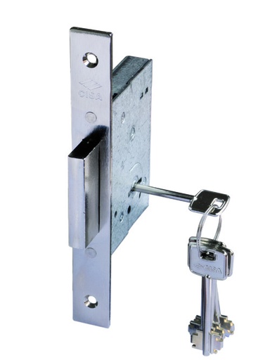 [91002235] Cerradura Chapa incrustar Cisa Alta Seguridad Doppia Mappa 57220 45mm