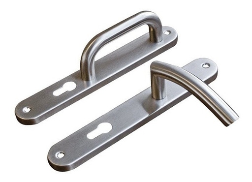 [91002274] Manijas para cerradura Visalock Fijo Movil VL3546 Acero Inoxidable 