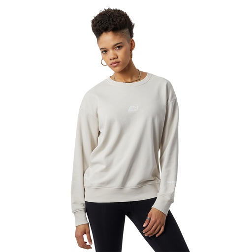 Sueter de Mujer New Balance Essentials Crew Blanco