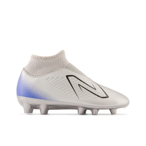 Zapato de niño New Balance Tekela V4 Magique Junior FG Plateado