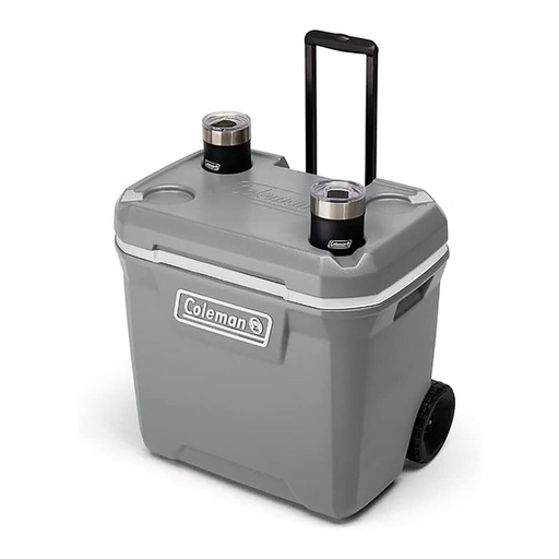 [3000006476-VIEJO] Cava  Coleman 316 Series con Ruedas 62lt / 65Qt Gris**