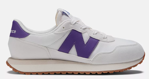 [PS237RH-M-Bult] Zapato Infantil New Balance 237 Wide Blanco/Morado (copiar)