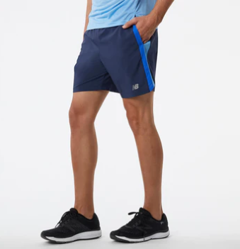 Short de hombre New Balance Accelerate 7 inch Negro/Rojo (copiar)